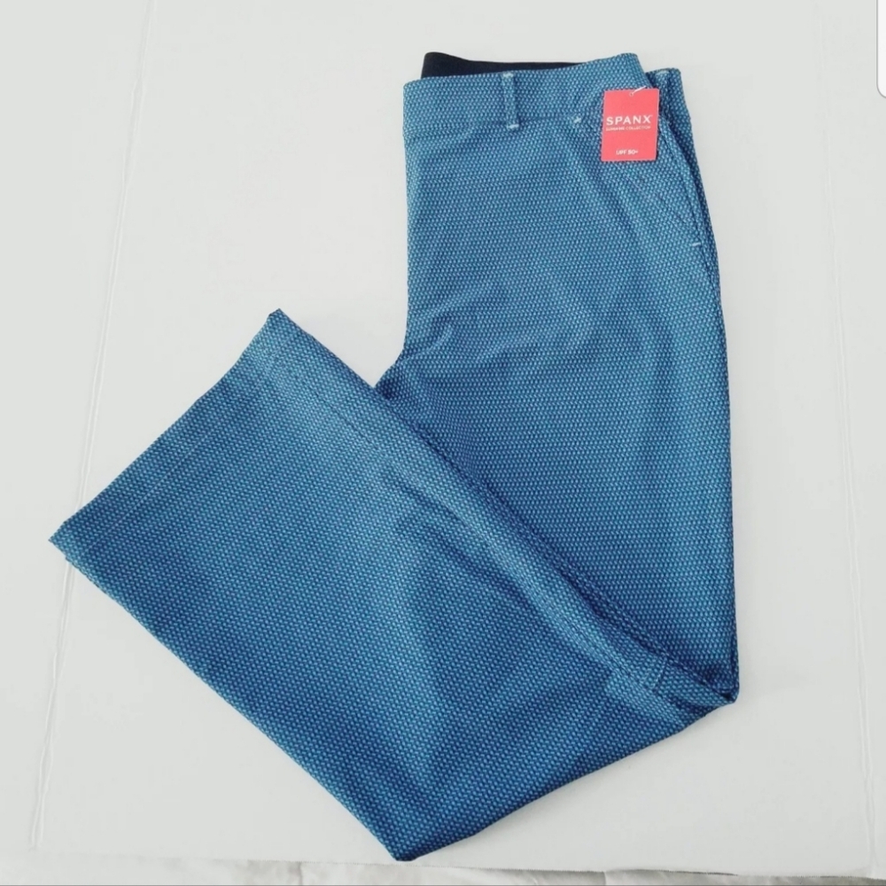 SPANX Sunshine Collection UPF 50 + Leggins Blue Size XL - Picture 5 of 12